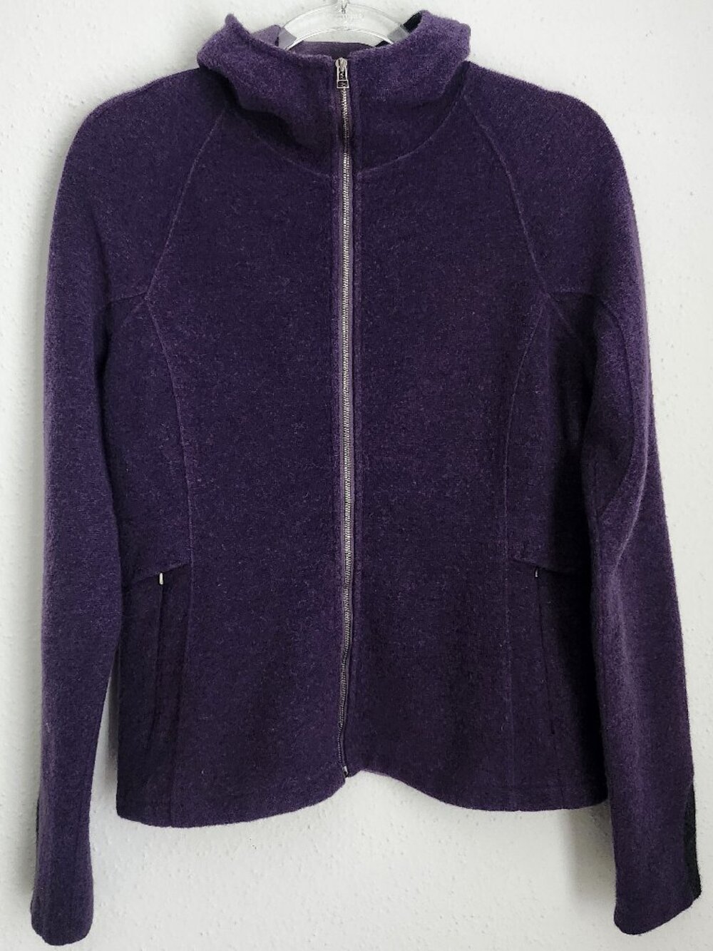 IBEX Merino Wool Full Zip Hooded Lightweight Jacket - S/M